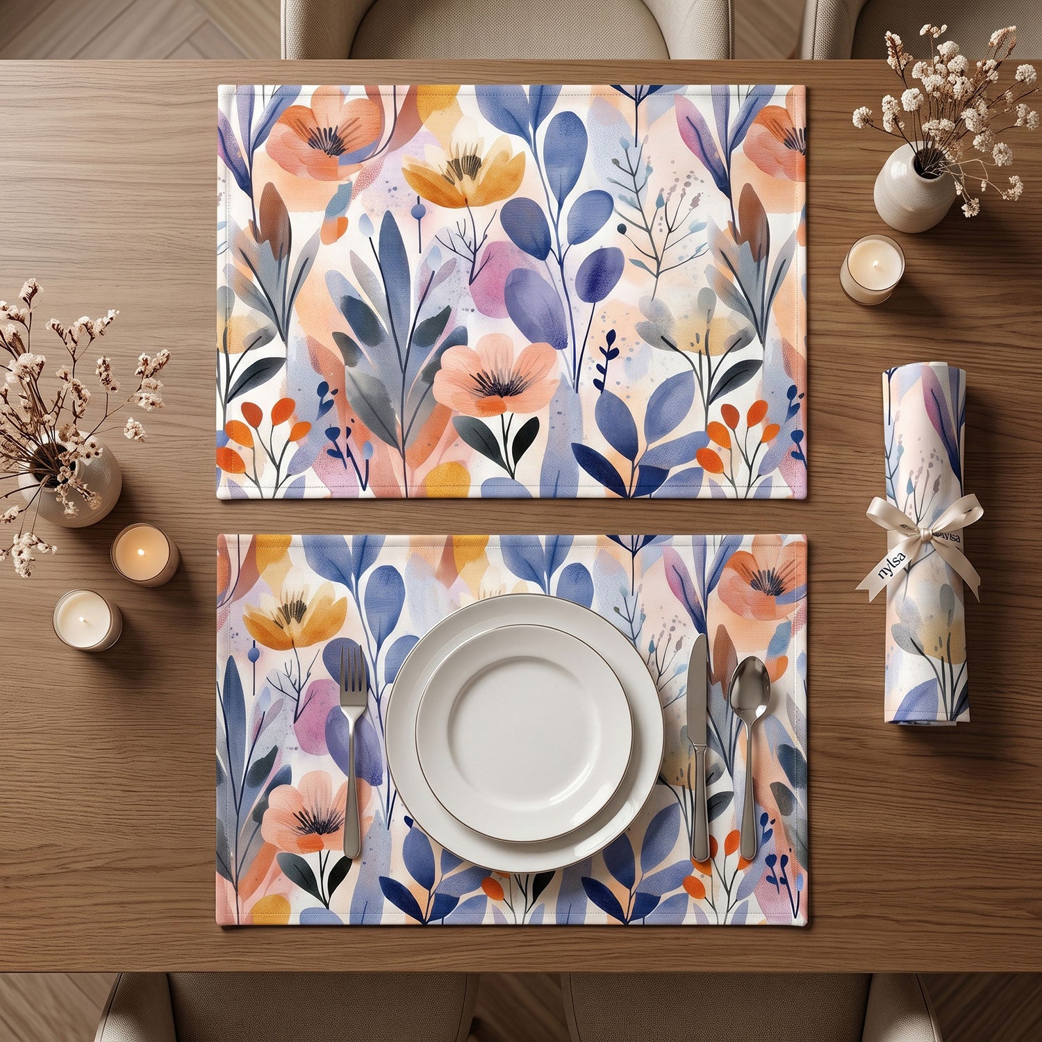 Primavera dining table mats and placemats by Nylsa