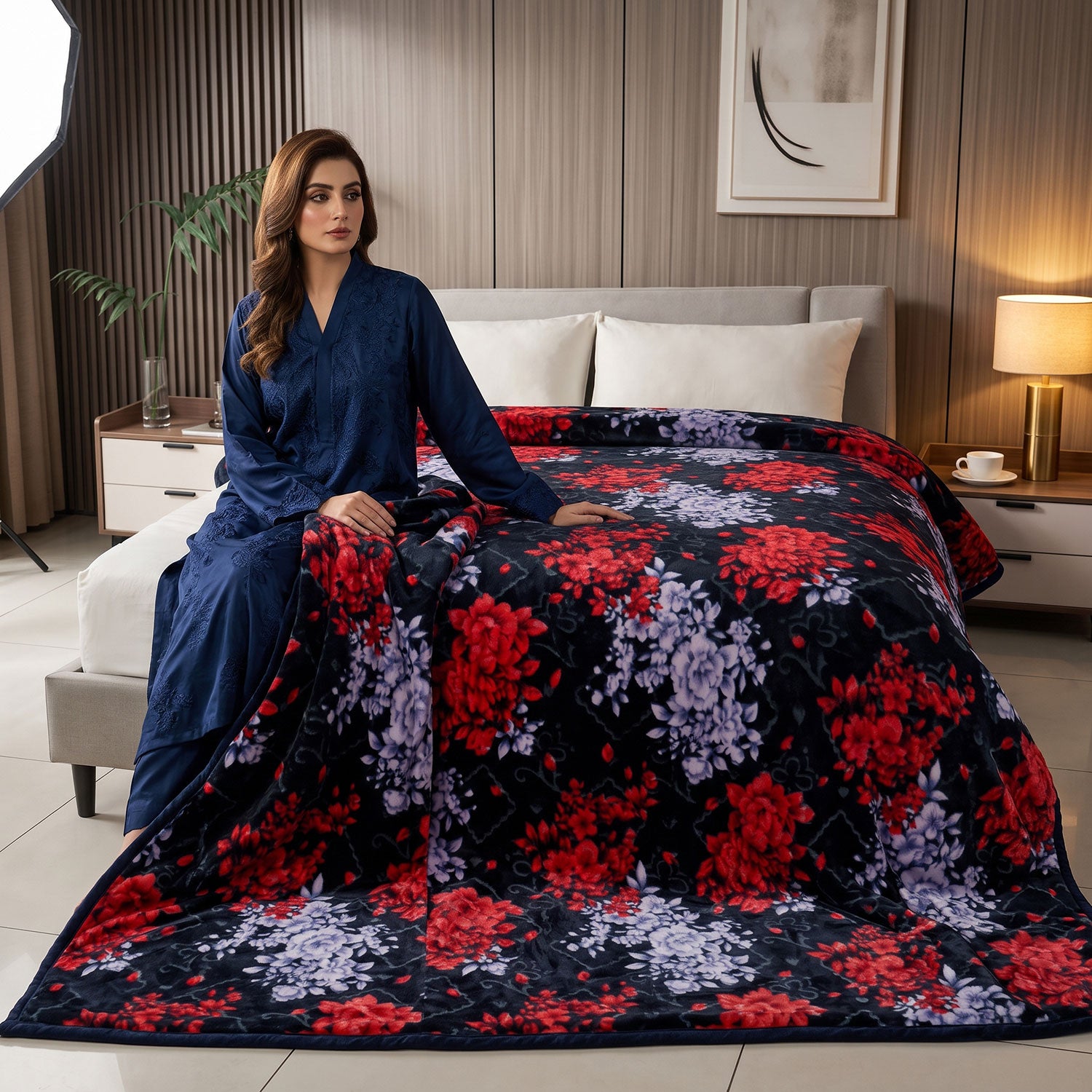 Rosella fleece blanket by Nylsa