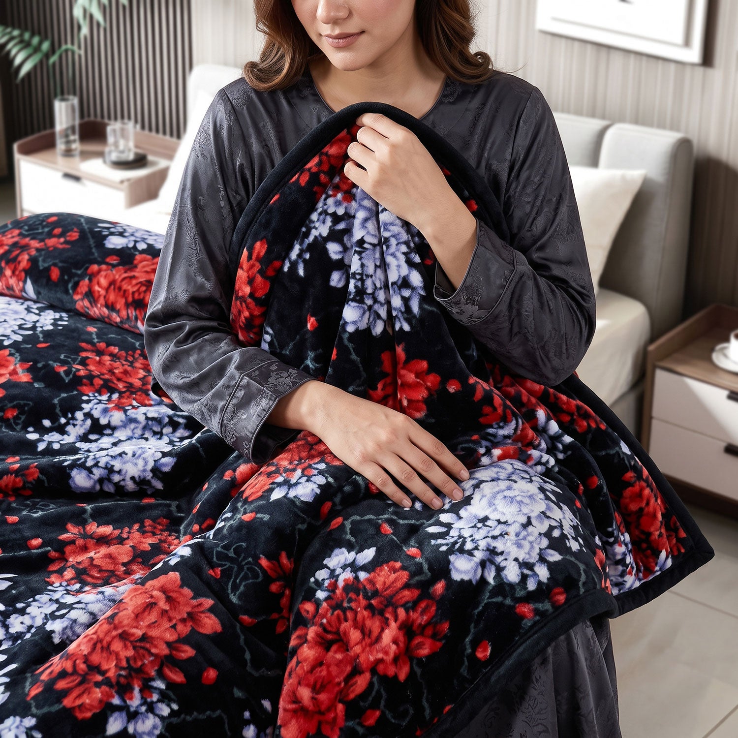 Rosella fleece blanket by Nylsa