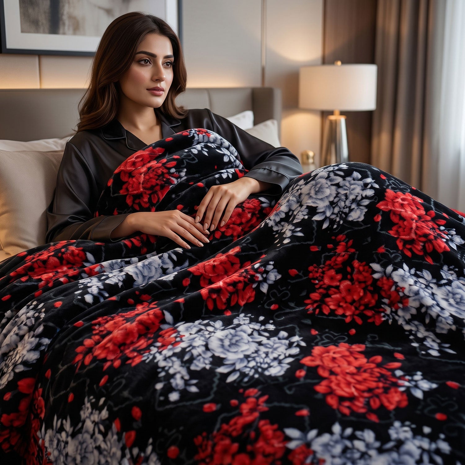 Rosella fleece blanket by Nylsa