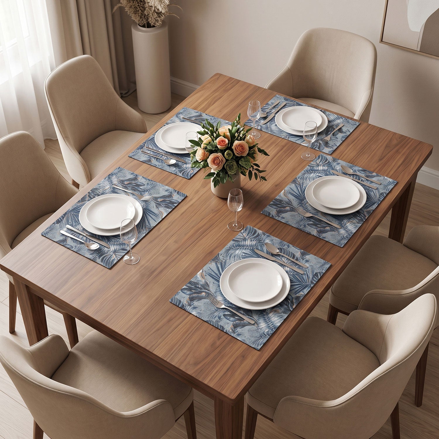 Botanica dining table mats and placemats by Nylsa