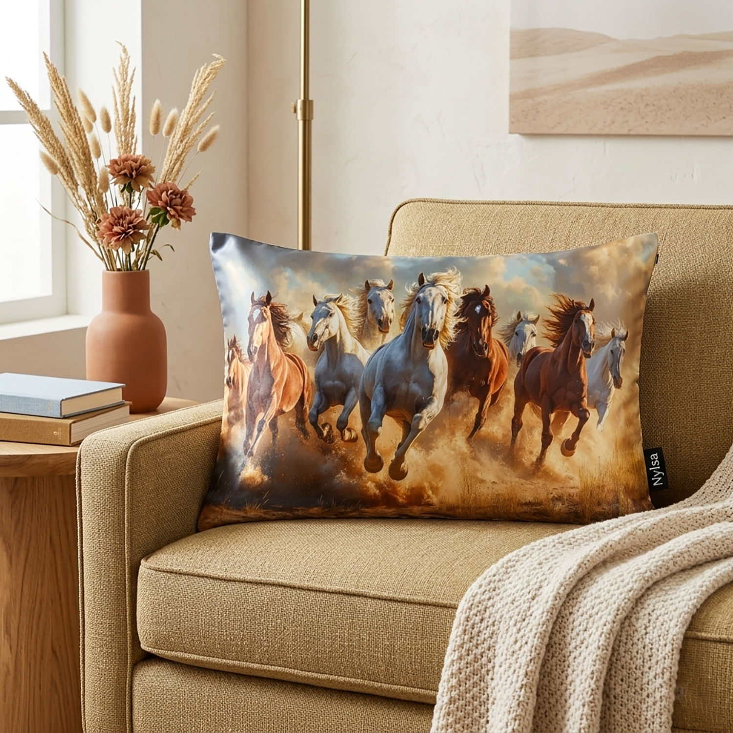 Thunder decorative cushion cover 12x20 by Nylsa