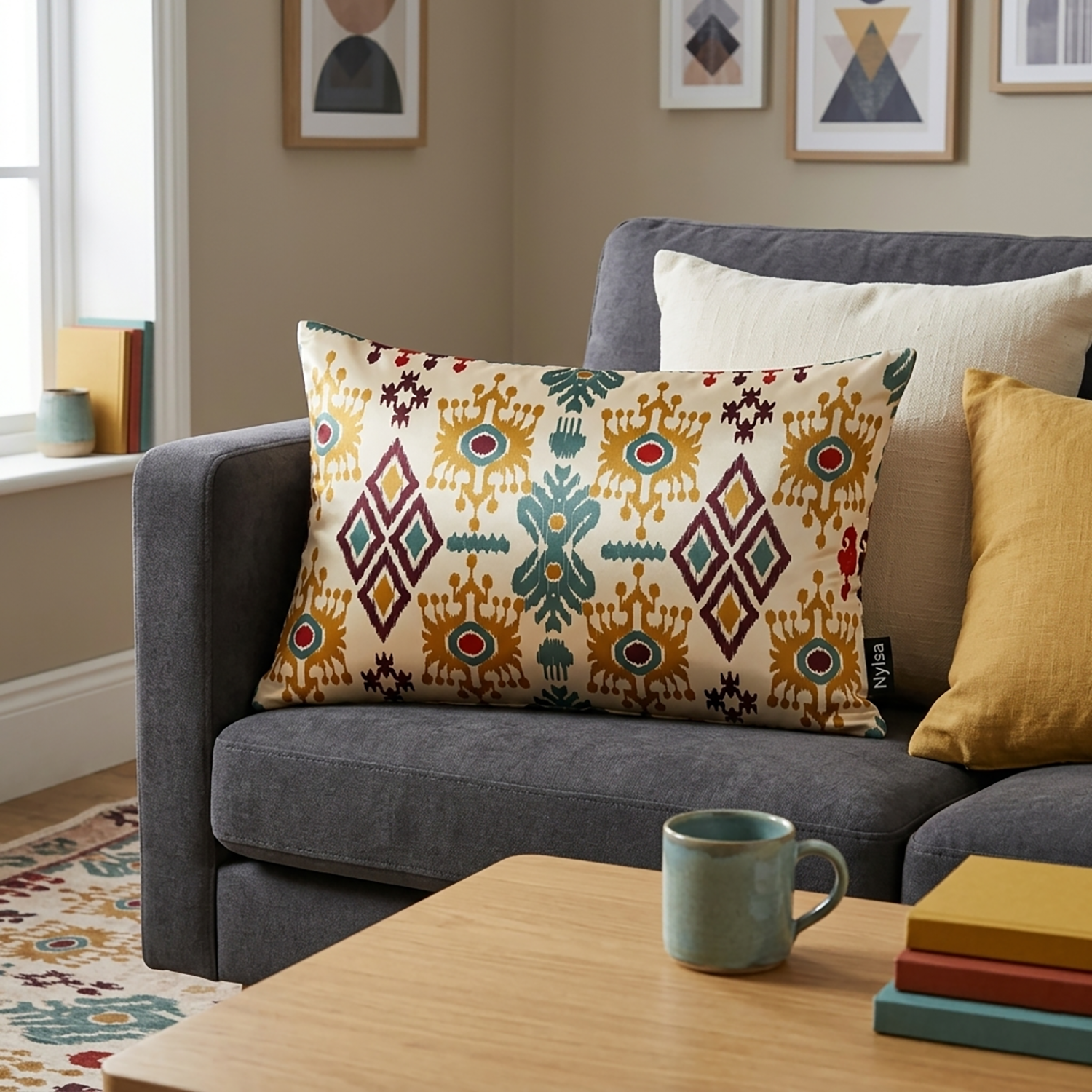 Boho decorative cushion cover 12x20 by Nylsa