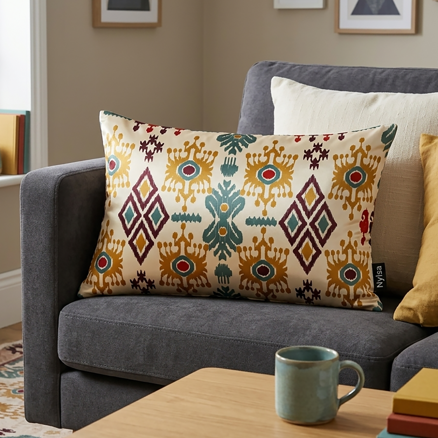 Boho decorative cushion cover 12x20 by Nylsa