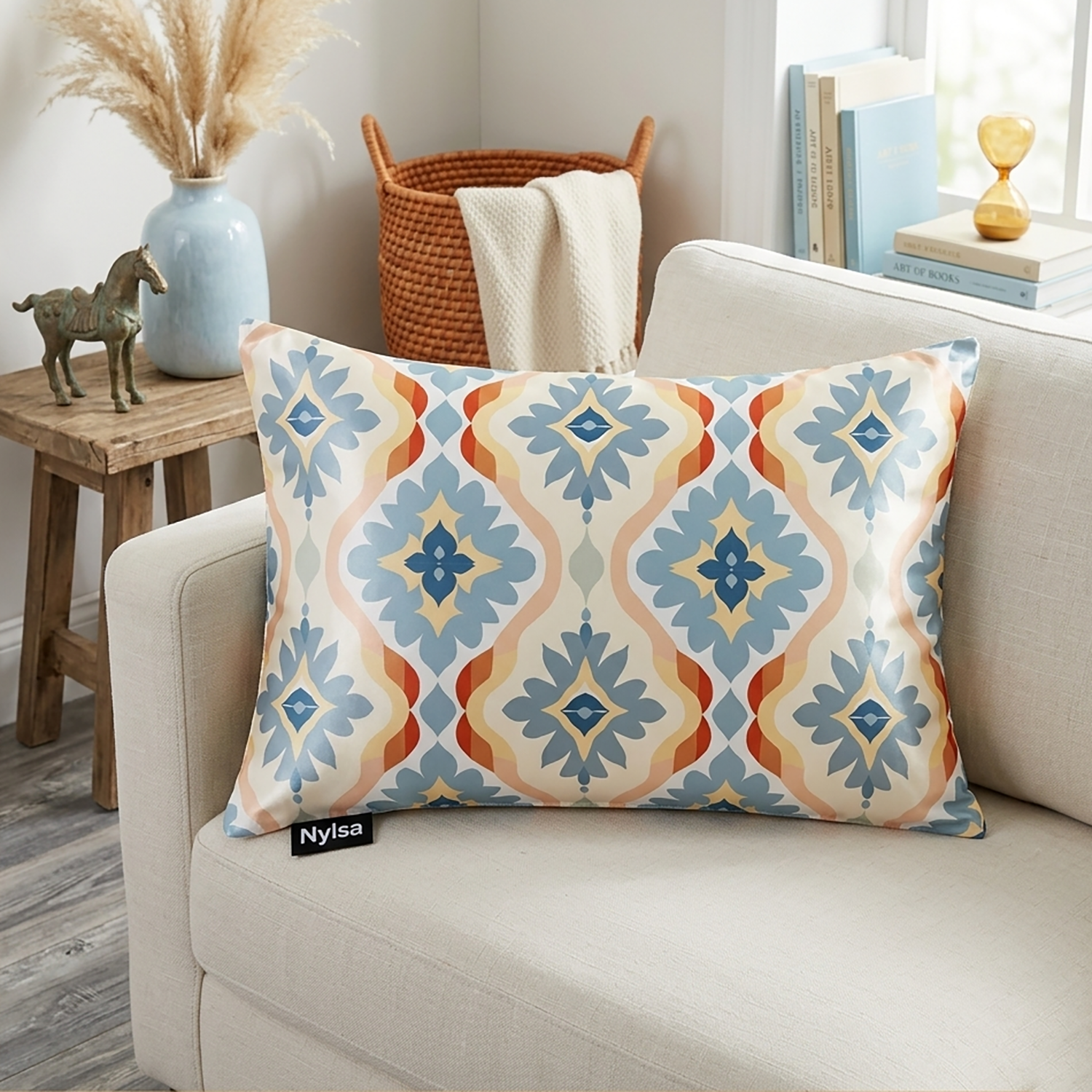 Zellige decorative cushion cover 12x20 by Nylsa