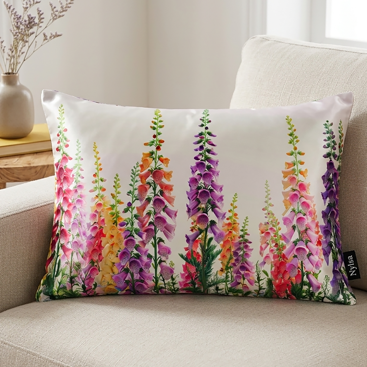 Bellflora decorative cushion cover 12x20 by Nylsa