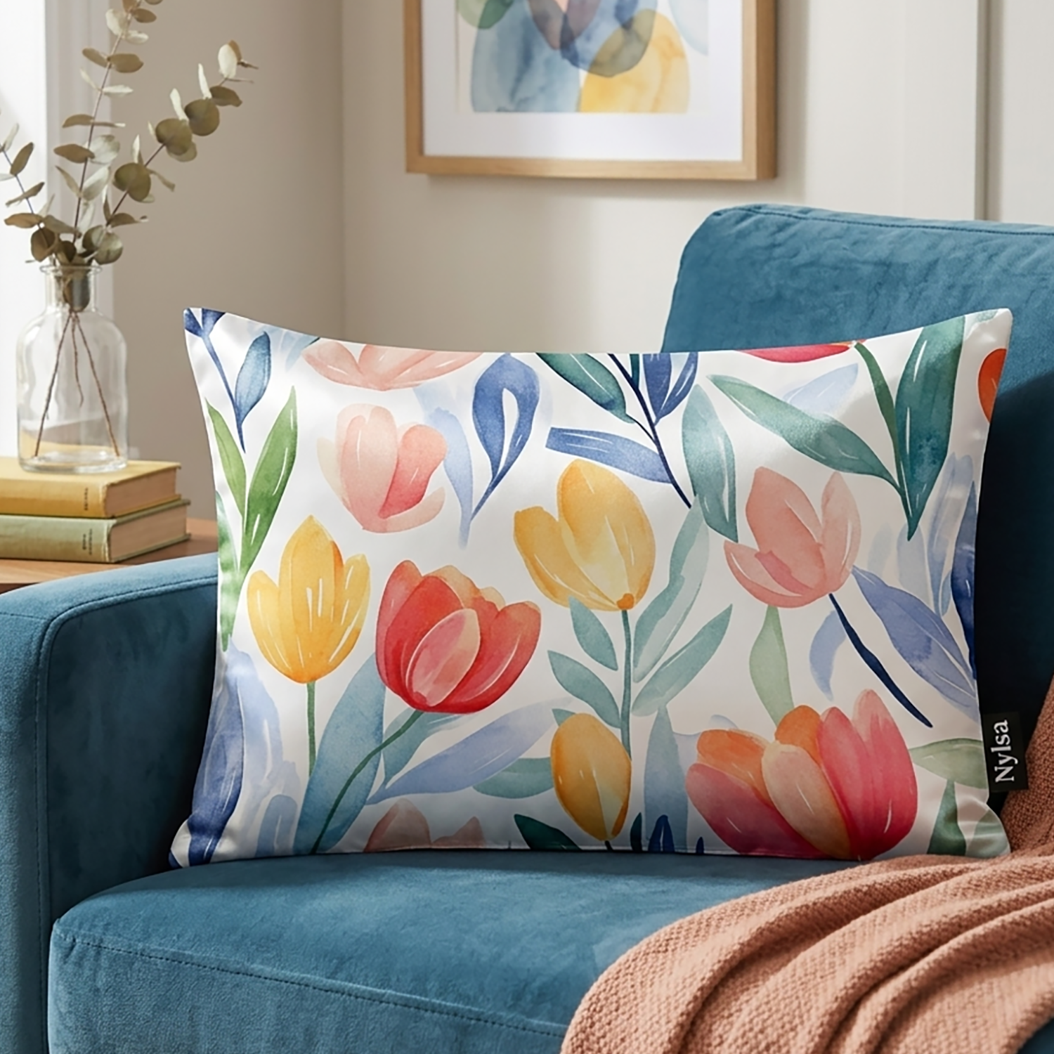 Tulipa decorative cushion cover 12x20 by Nylsa