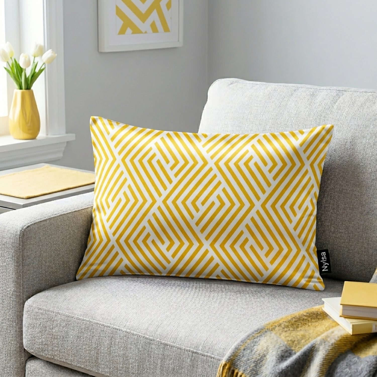Helix decorative cushion cover 12x20 by Nylsa