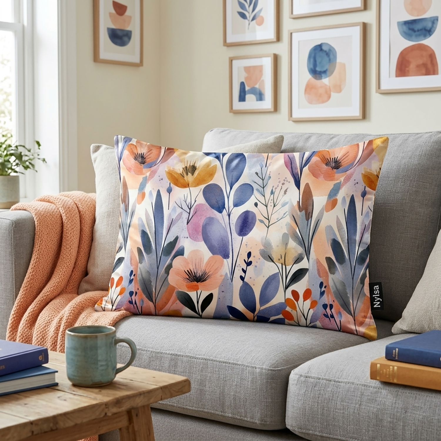 Meadow decorative cushion cover 12x20 by Nylsa