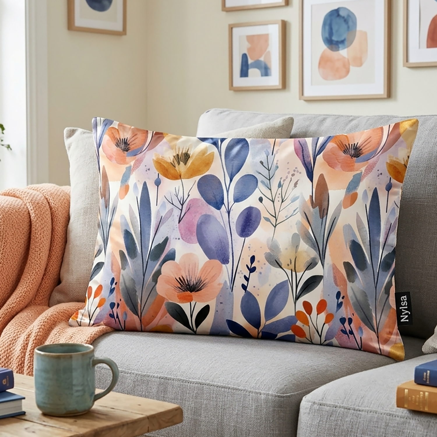 Meadow decorative cushion cover 12x20 by Nylsa