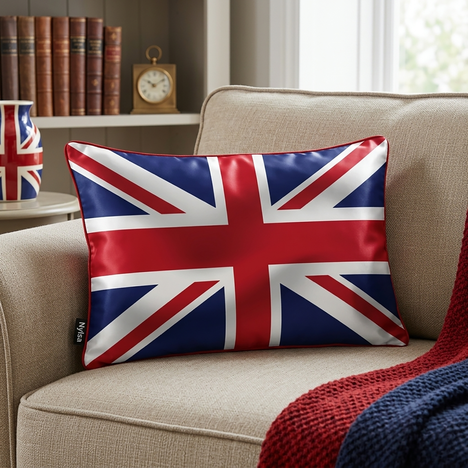 London decorative cushion cover 12x20 by Nylsa
