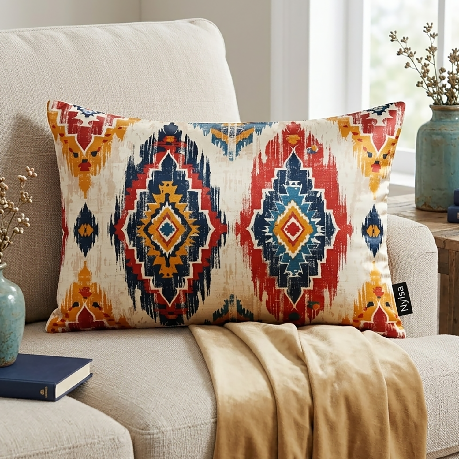 Nomad decorative cushion cover 12x20 by Nylsa