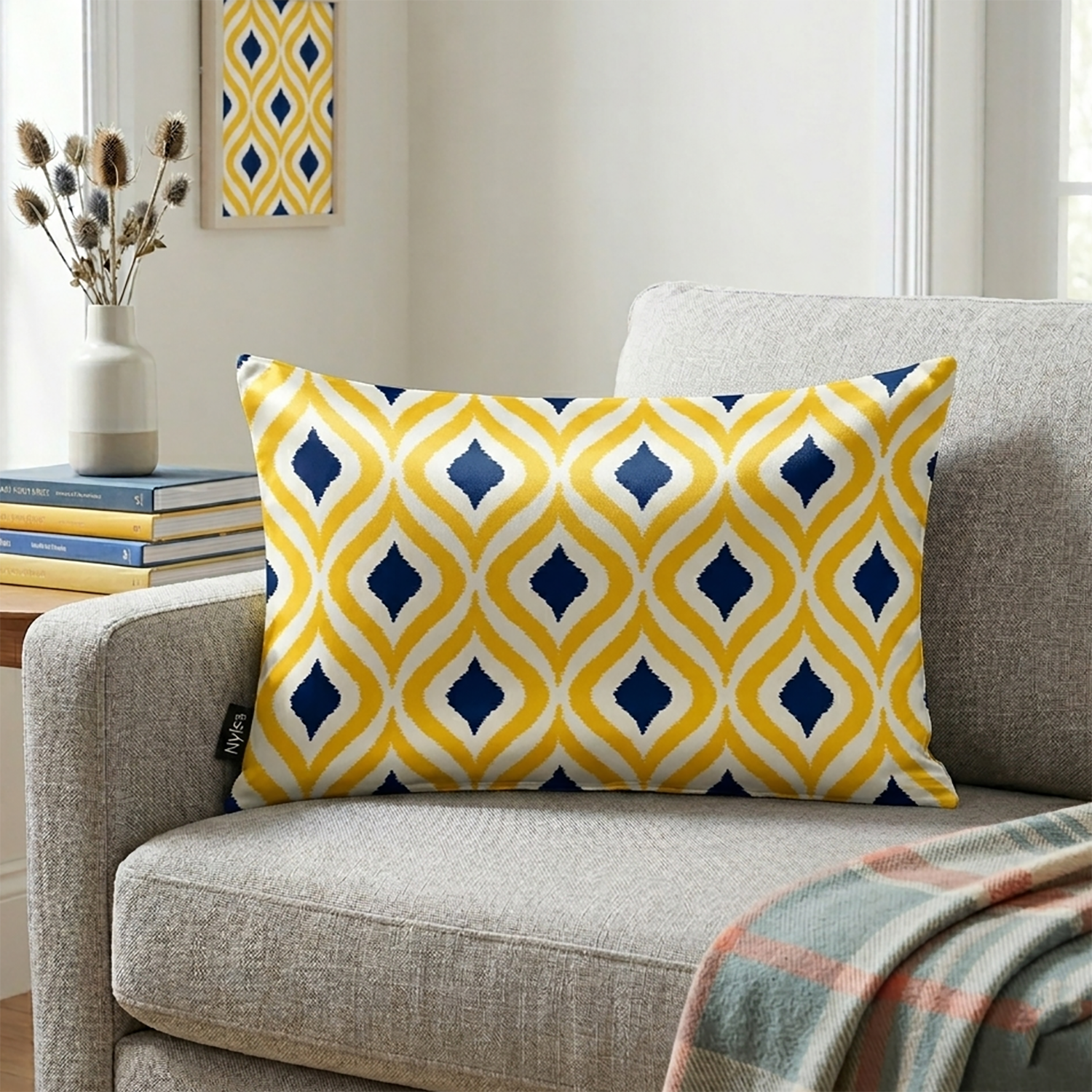 Marigold decorative cushion cover 12x20 by Nylsa