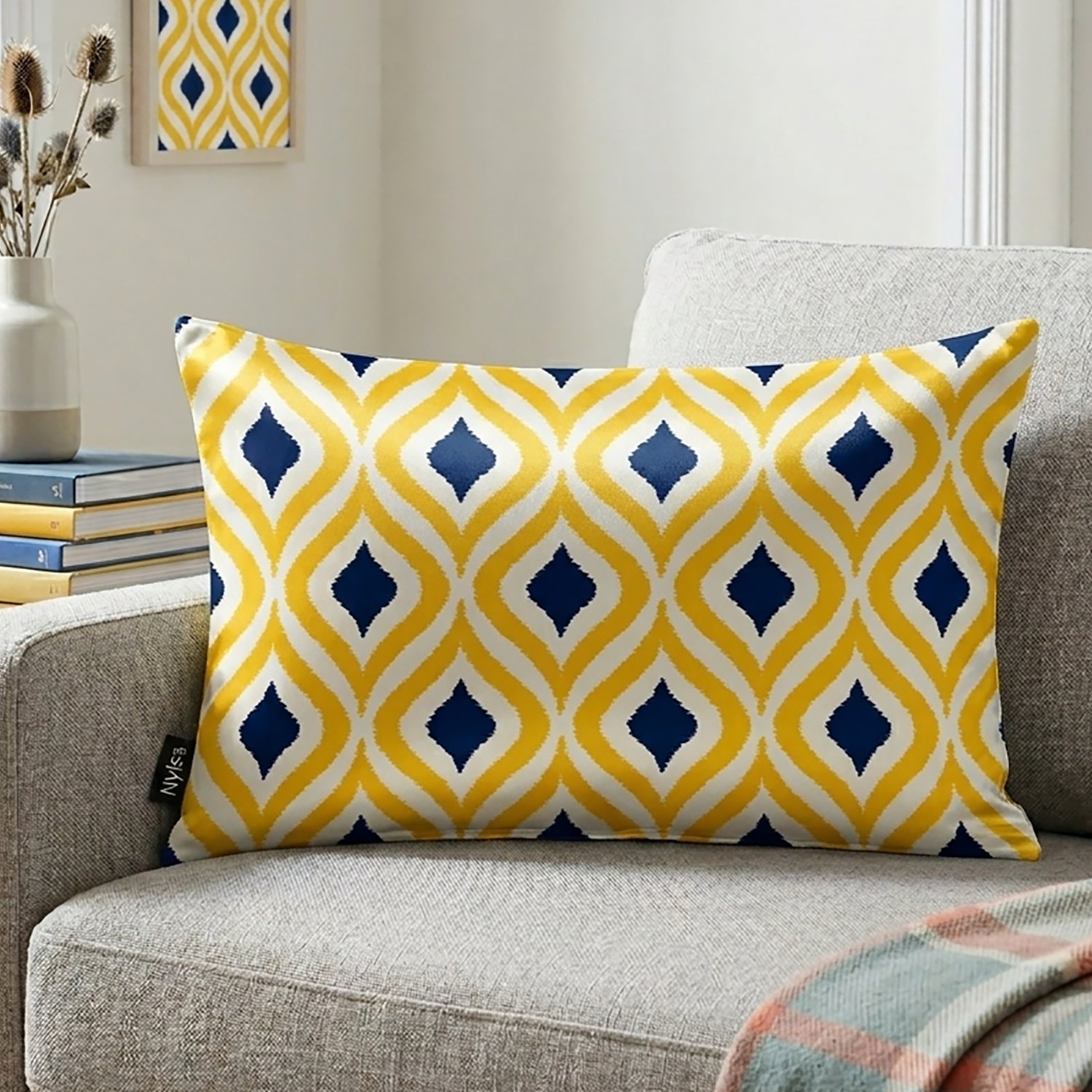 Marigold decorative cushion cover 12x20 by Nylsa