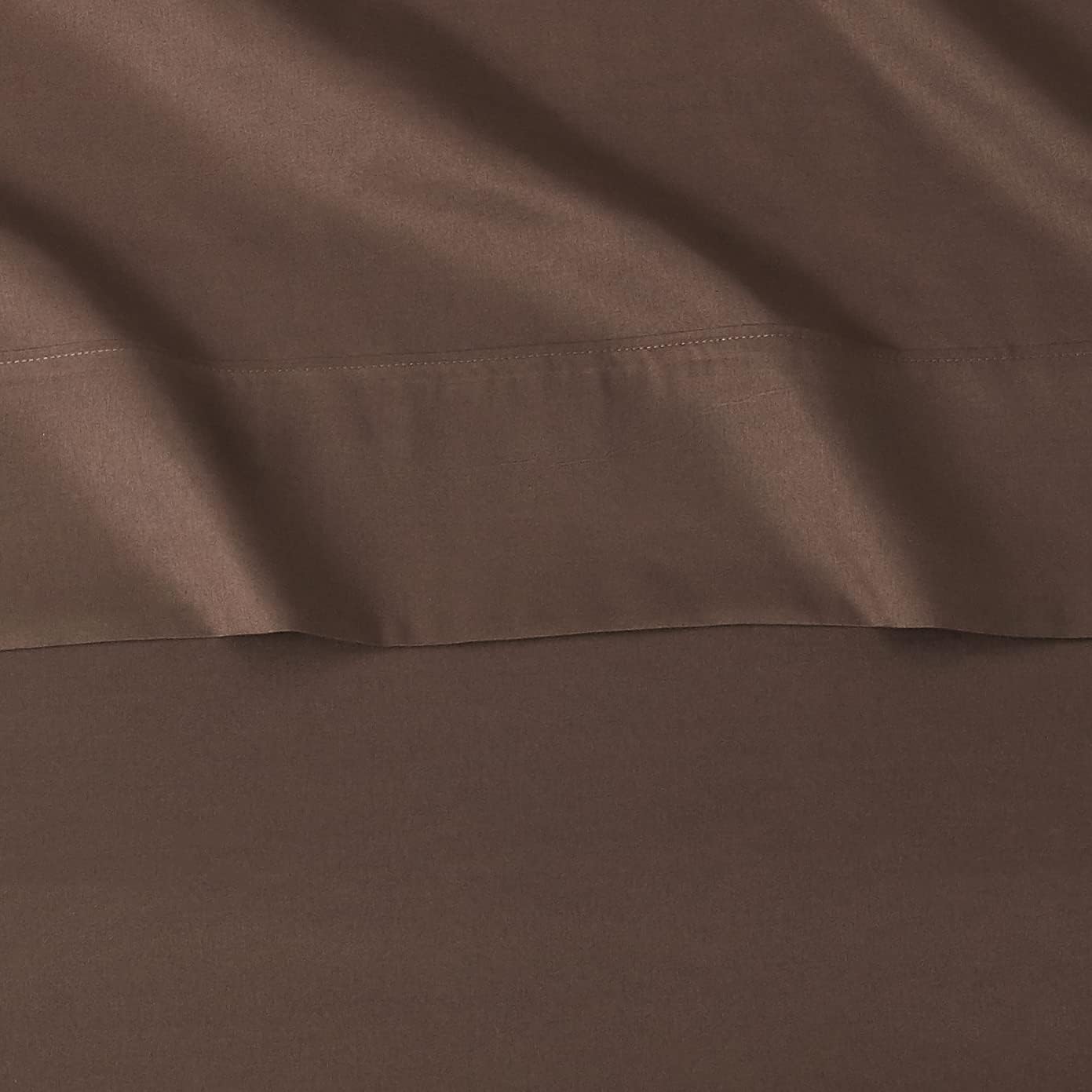 Mocha flat sheet set by Nylsa