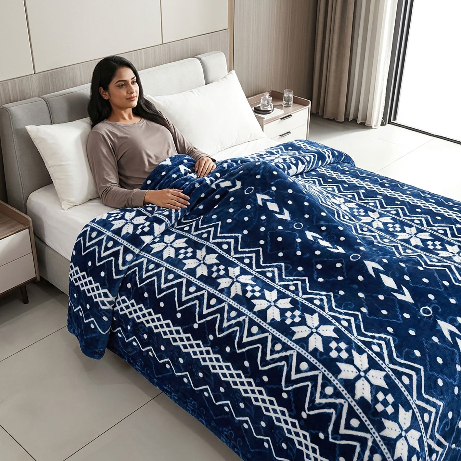 Alpine fleece blanket by Nylsa
