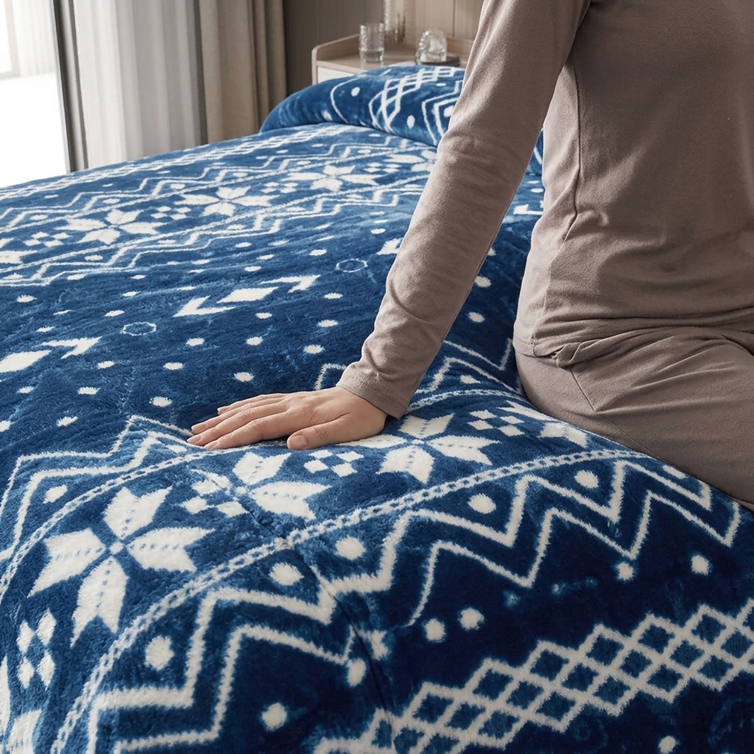 Alpine fleece blanket by Nylsa