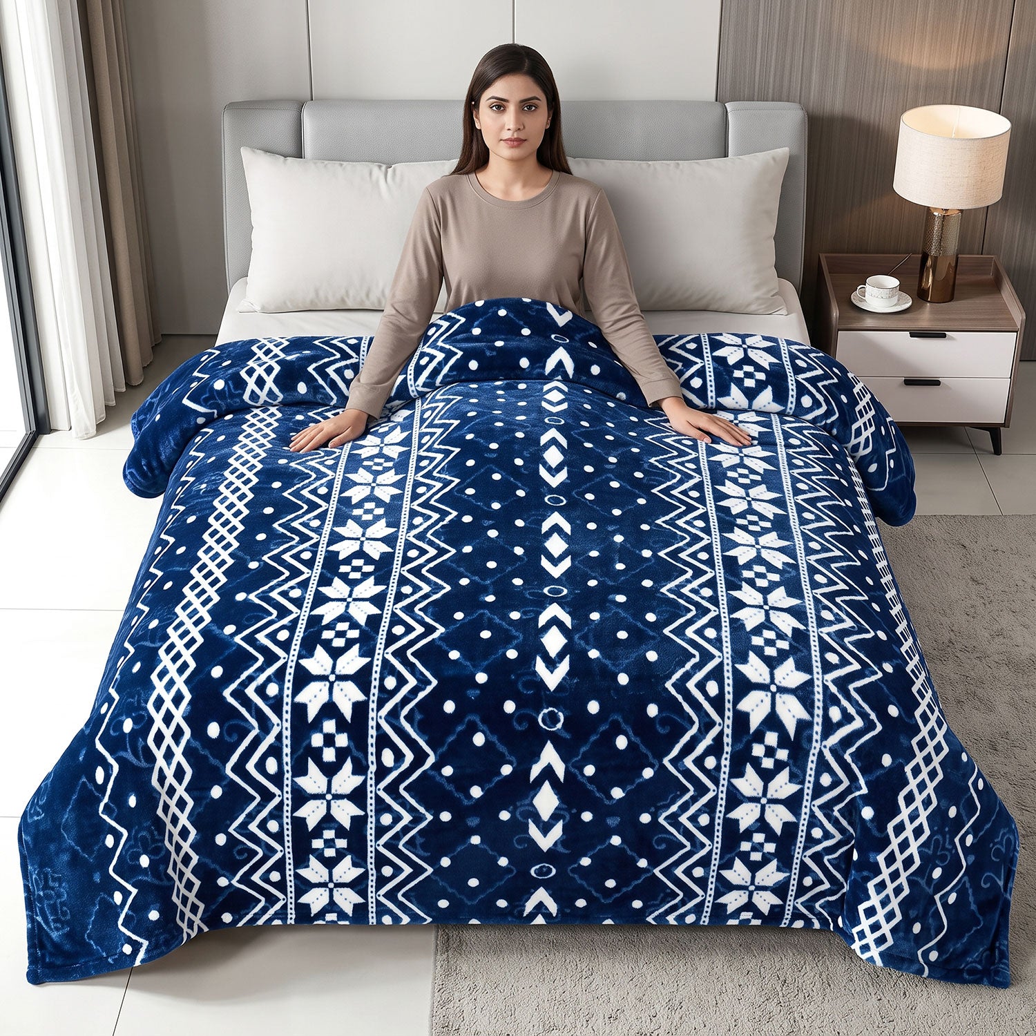 Alpine fleece blanket by Nylsa