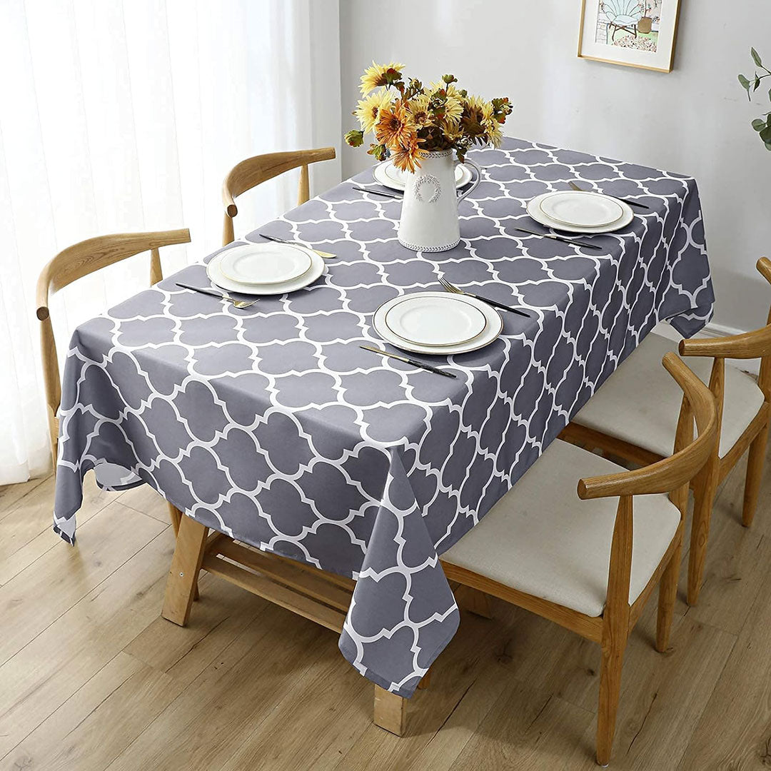Graphite Digitally Printed Table Cover