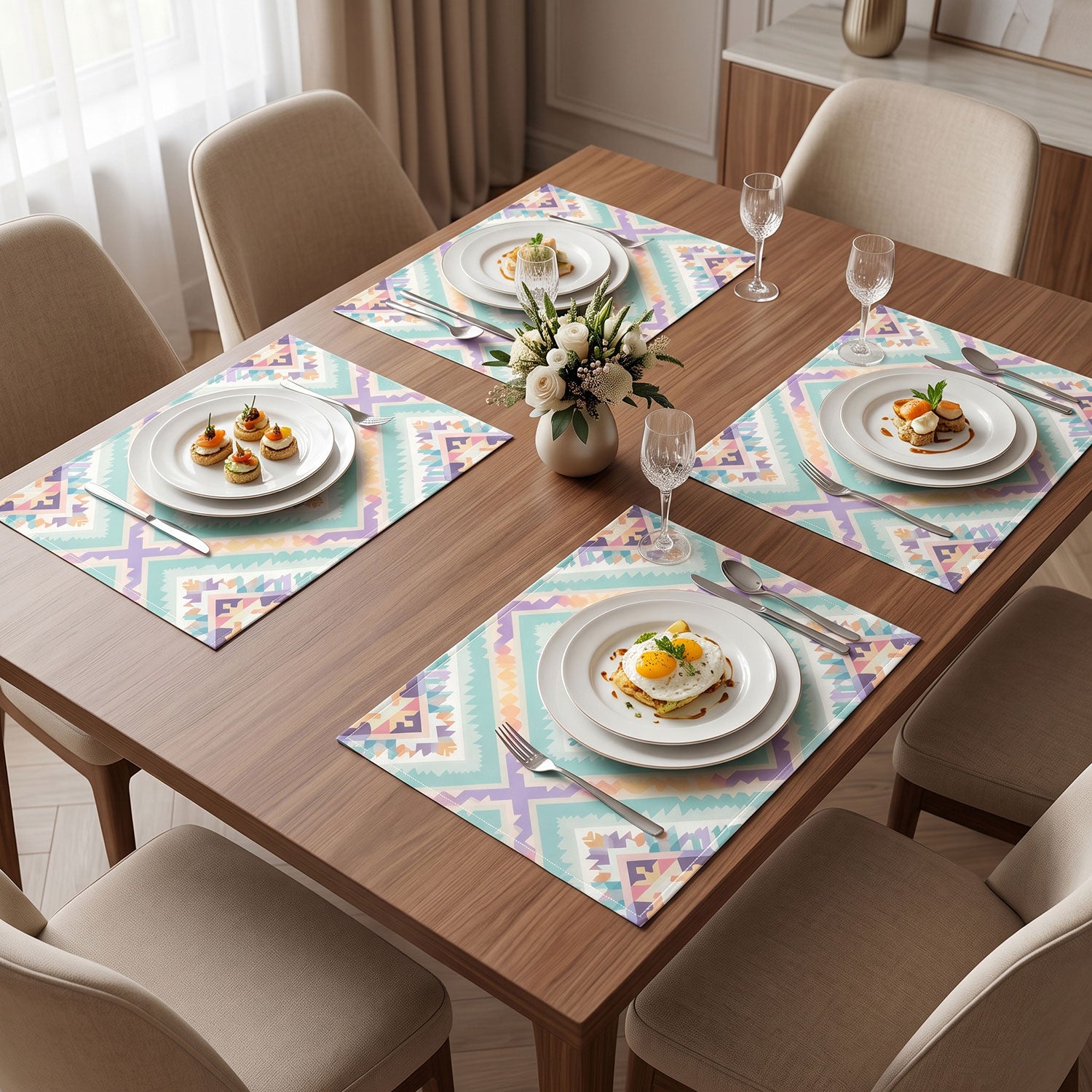 Nomad dining table mats and placemats by Nylsa