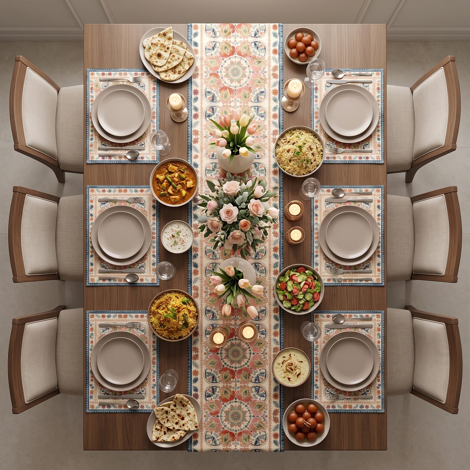 Bohemia Printed Table Linen Sets