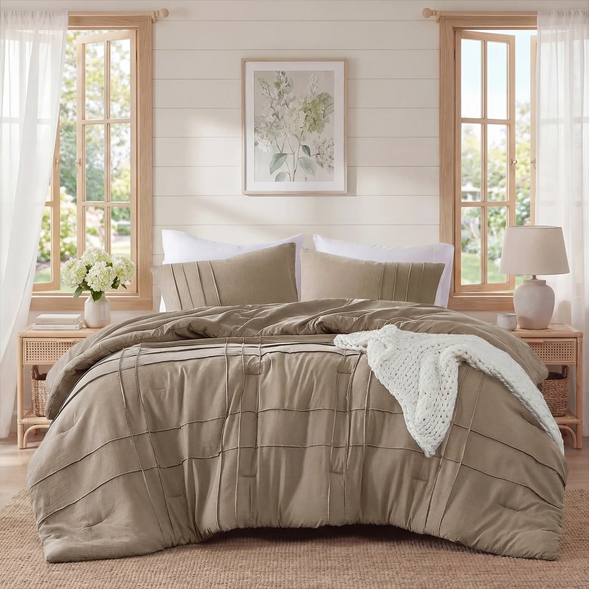 Lattice 6Pcs Quilt Cover Set