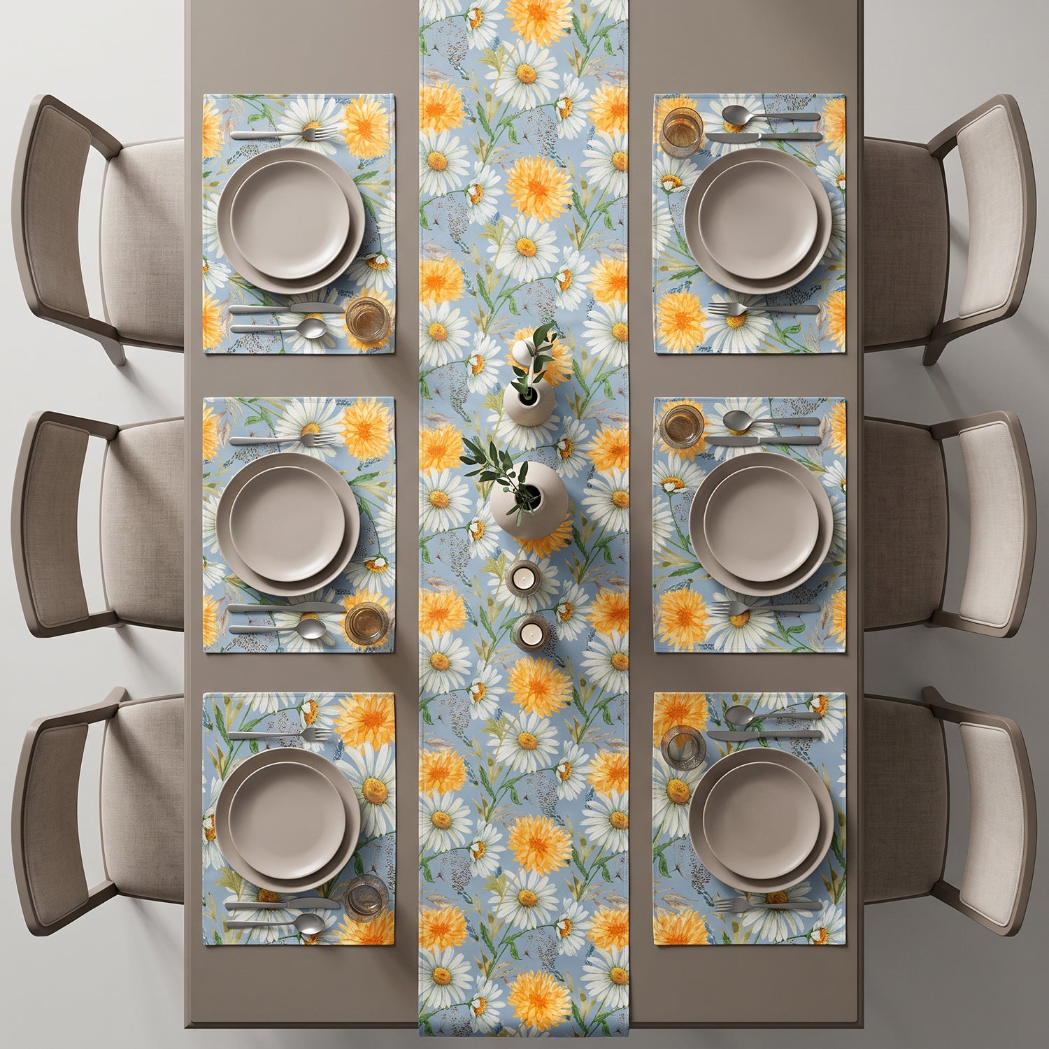 Daisy Printed Table Linen Sets