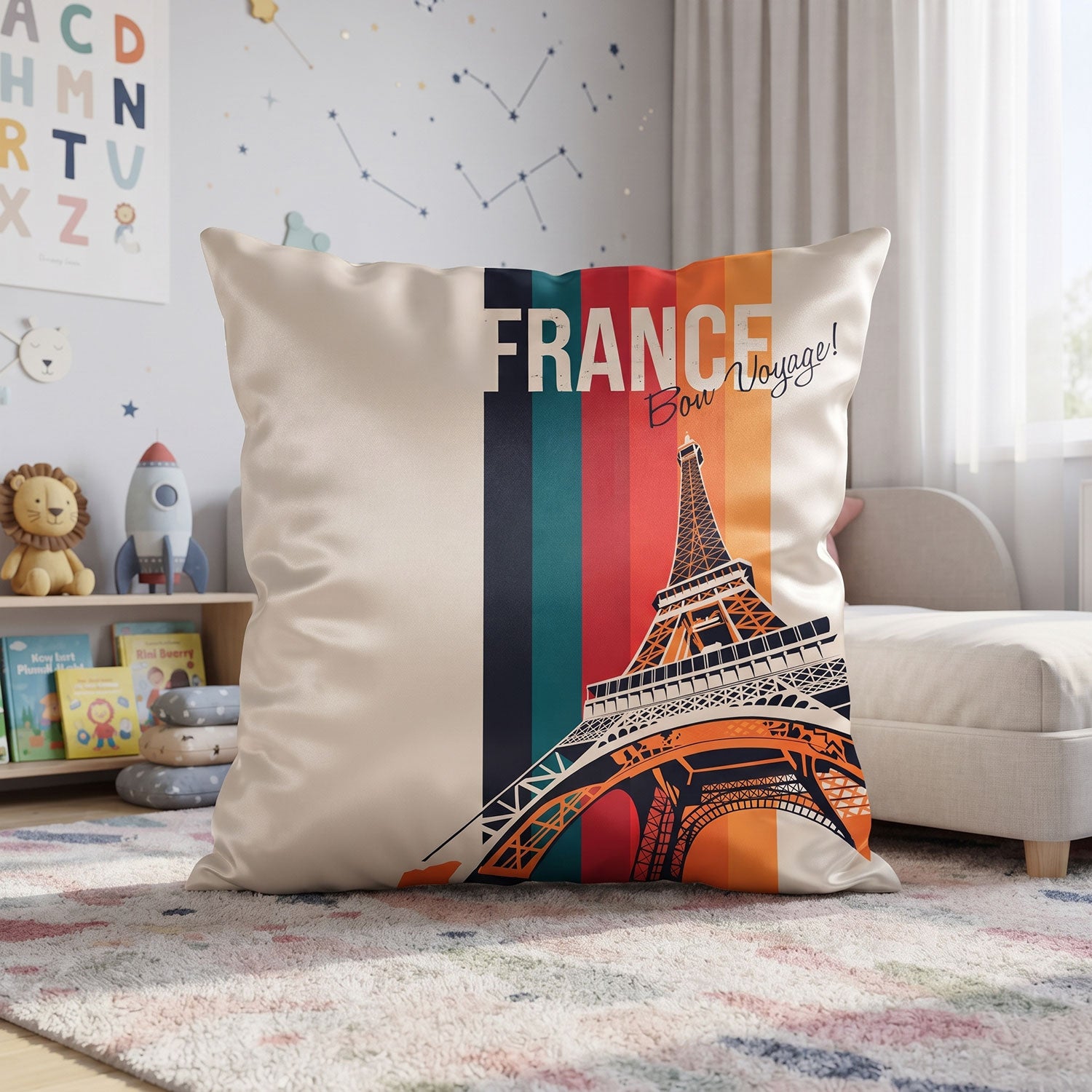 France kids printed cushion cover by Nylsa