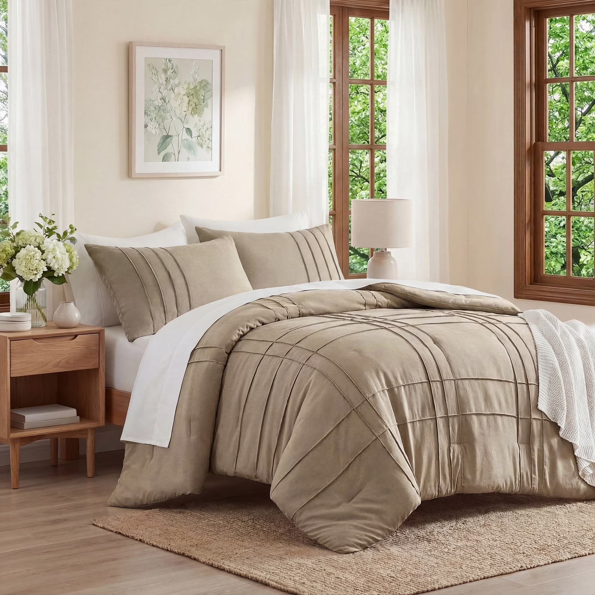 Lattice 6Pcs Quilt Cover Set