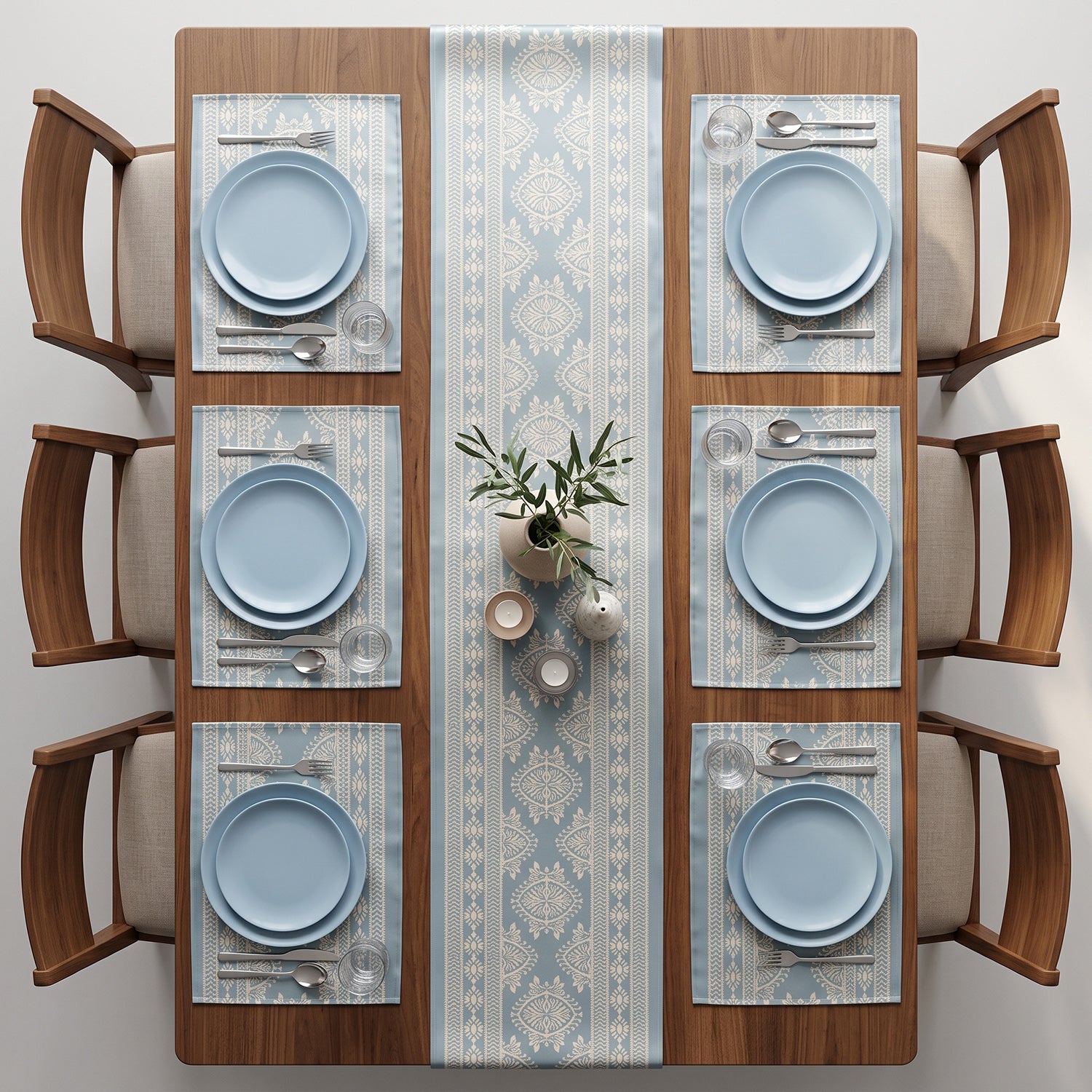 Willow Printed Table Linen Sets