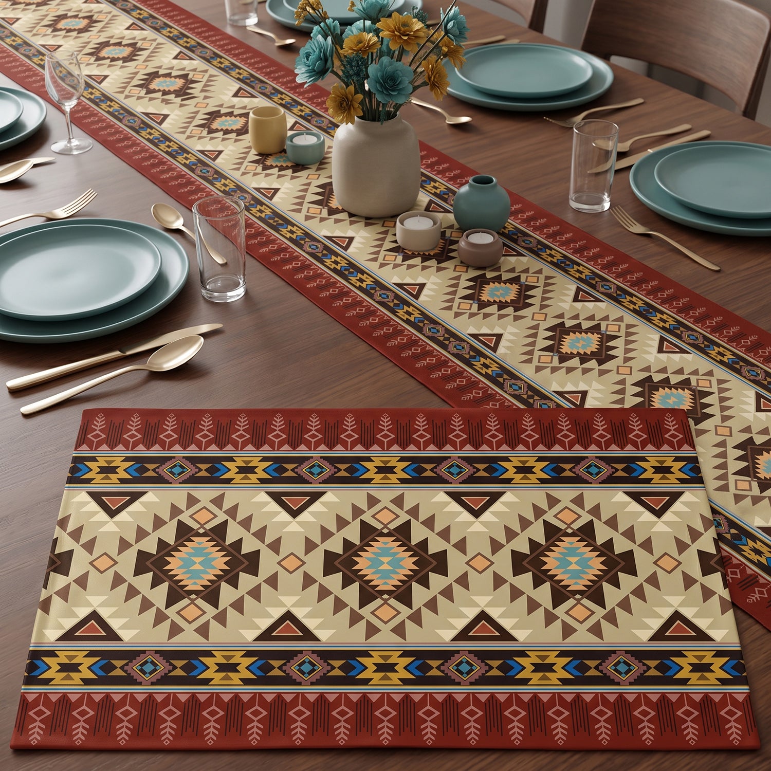 Terra Printed Table Linen Sets