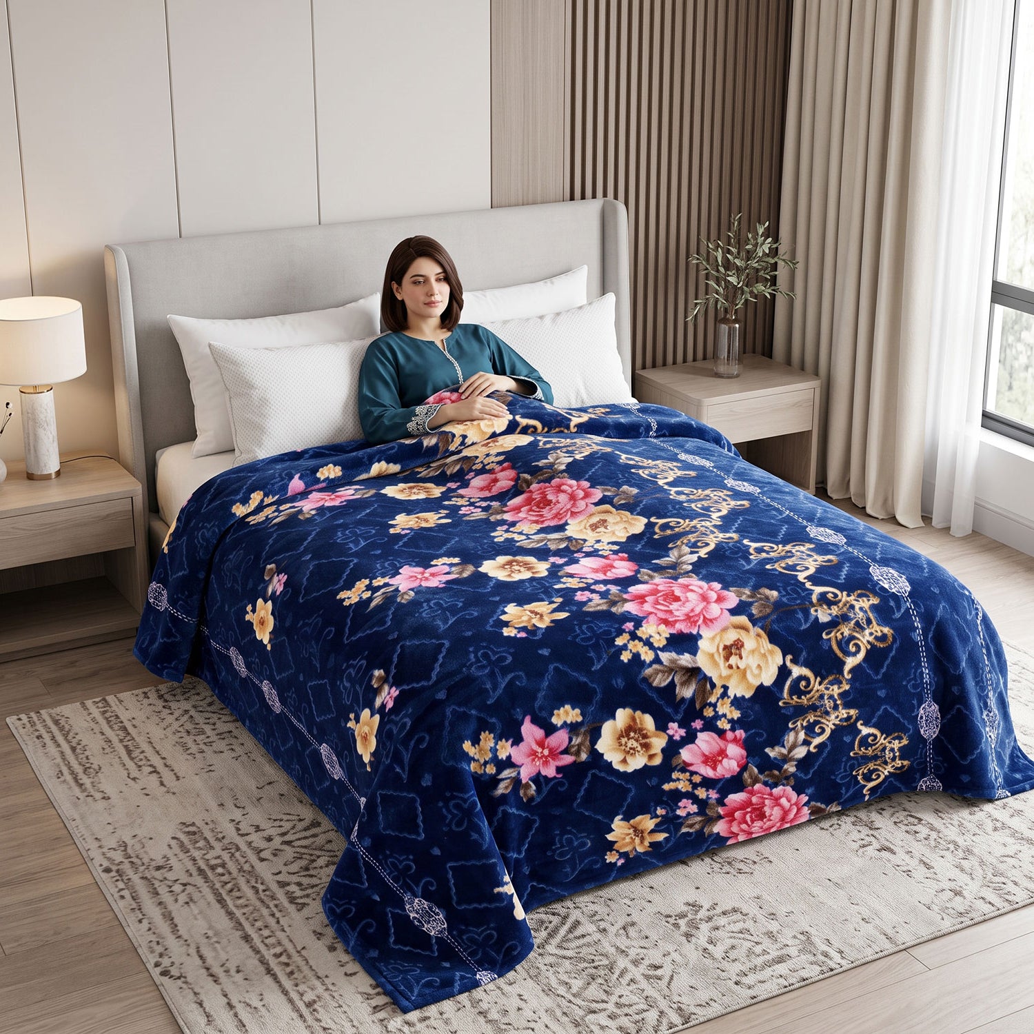Imperial fleece blanket by Nylsa