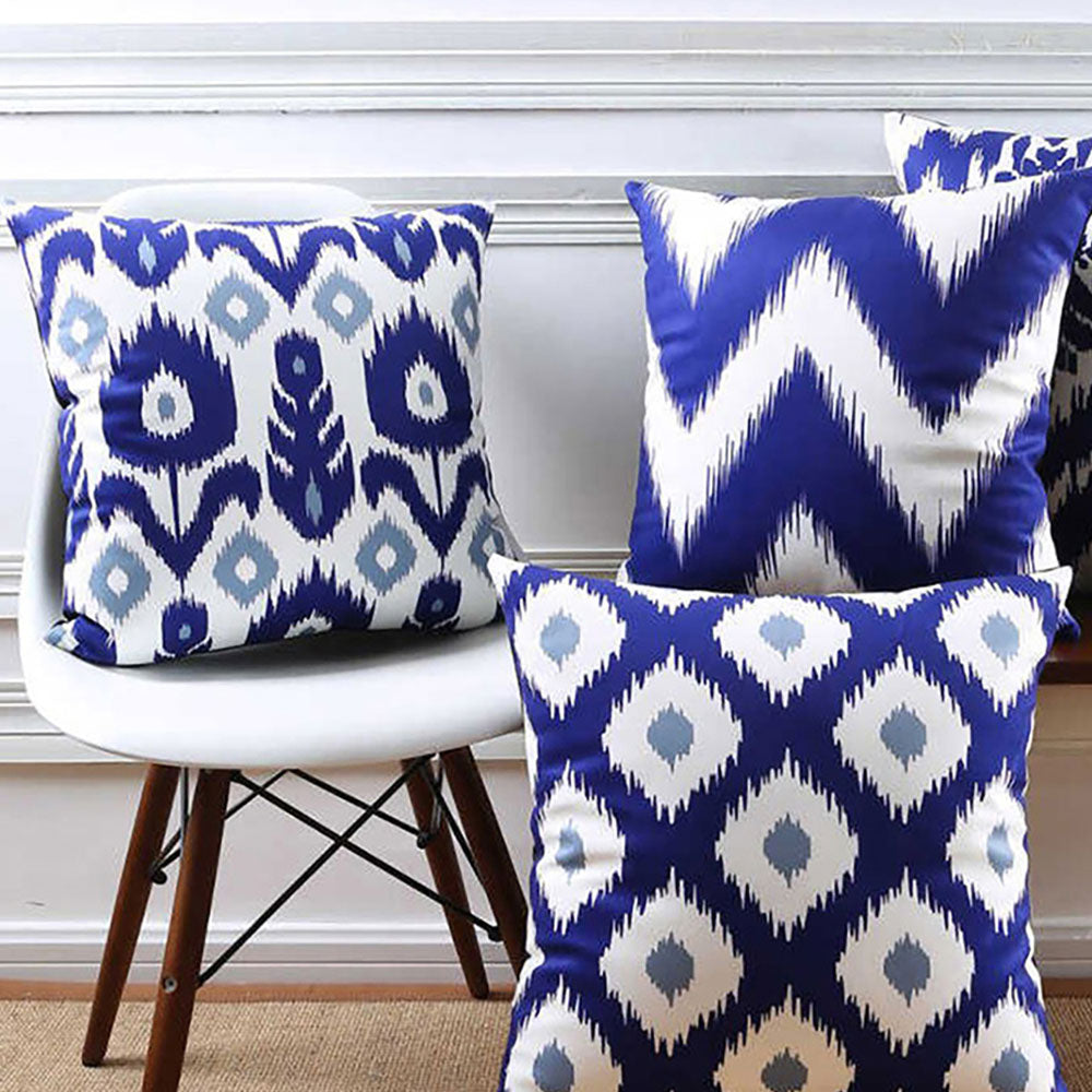 Indigo 4 PCS Cushion Covers Set