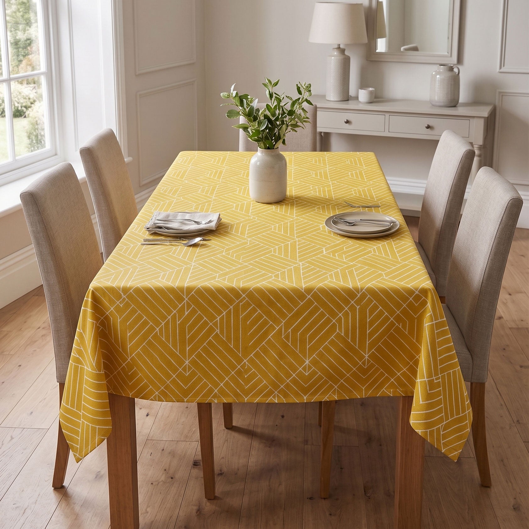 Geo Digitally Printed Table Cover