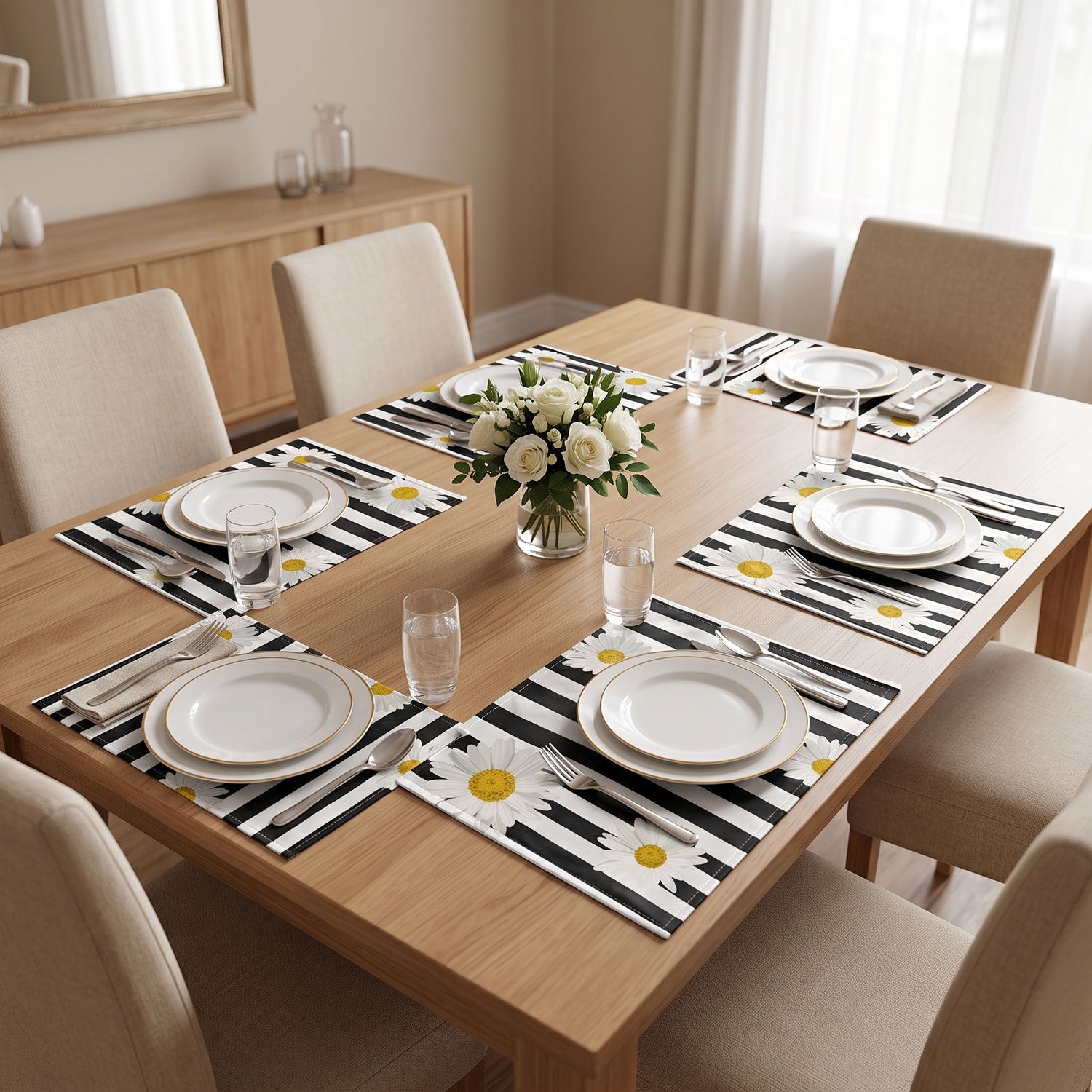 Daisy Table Mats / Dining Placemats