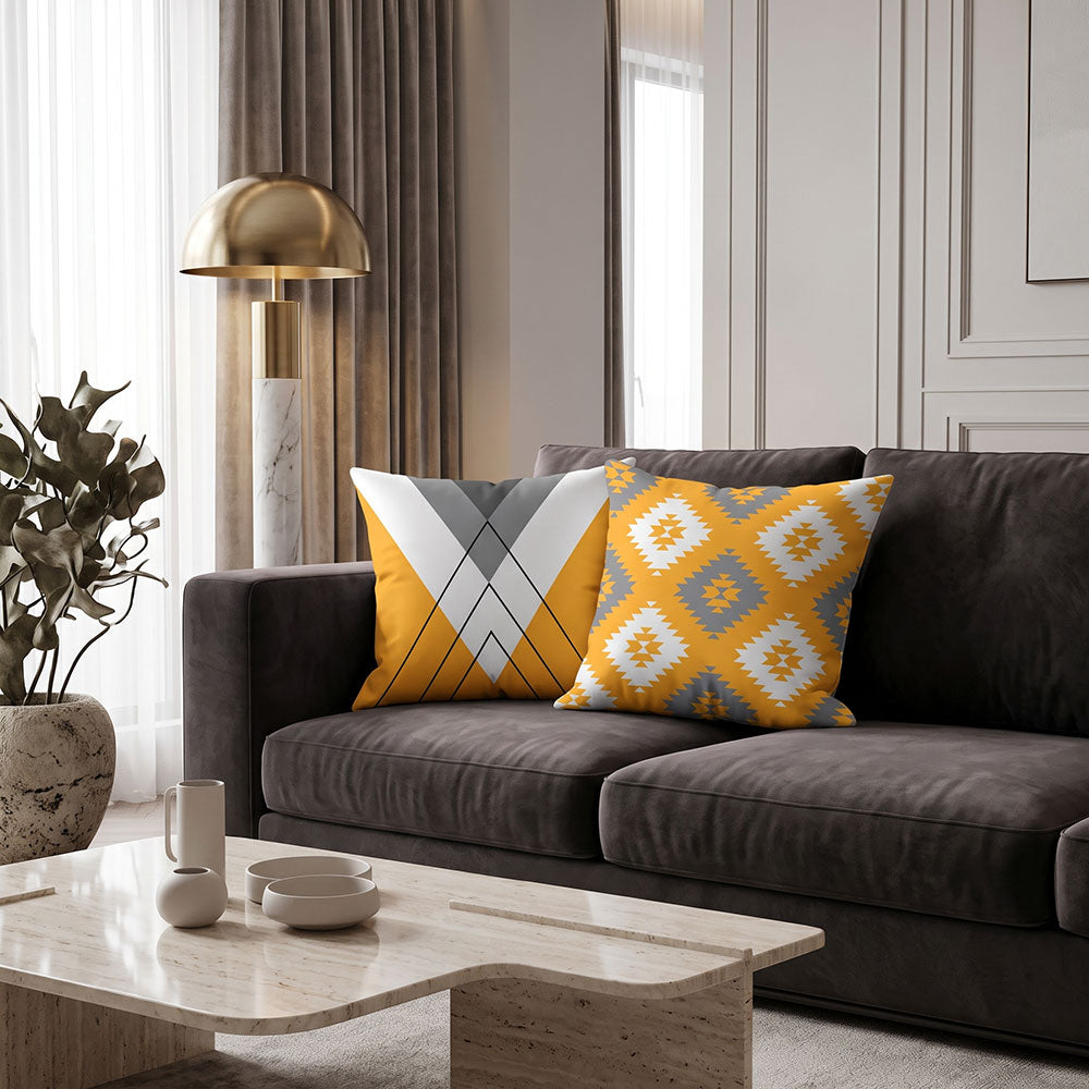 Folk 2PCS Cushion Covers Set