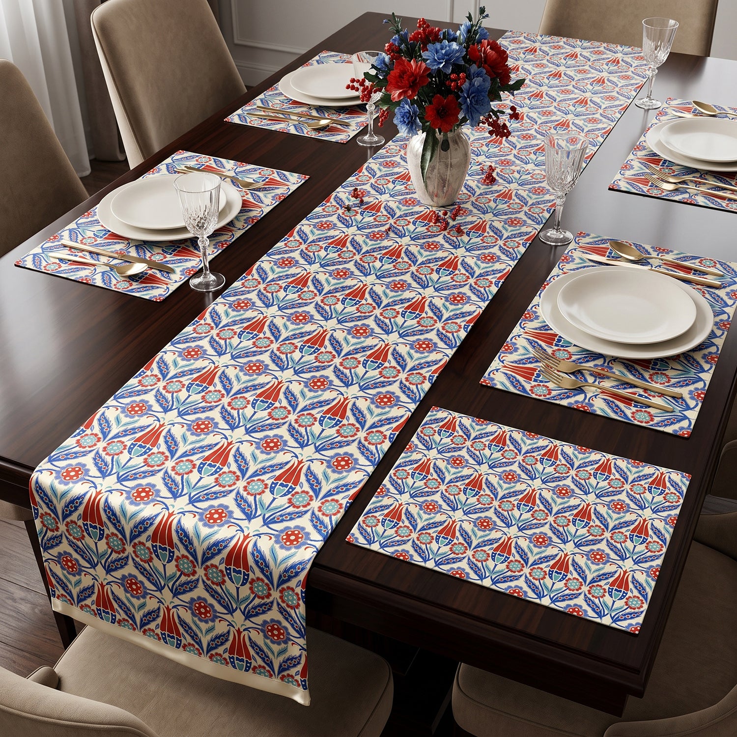 Ottoman Printed Table Linen Sets