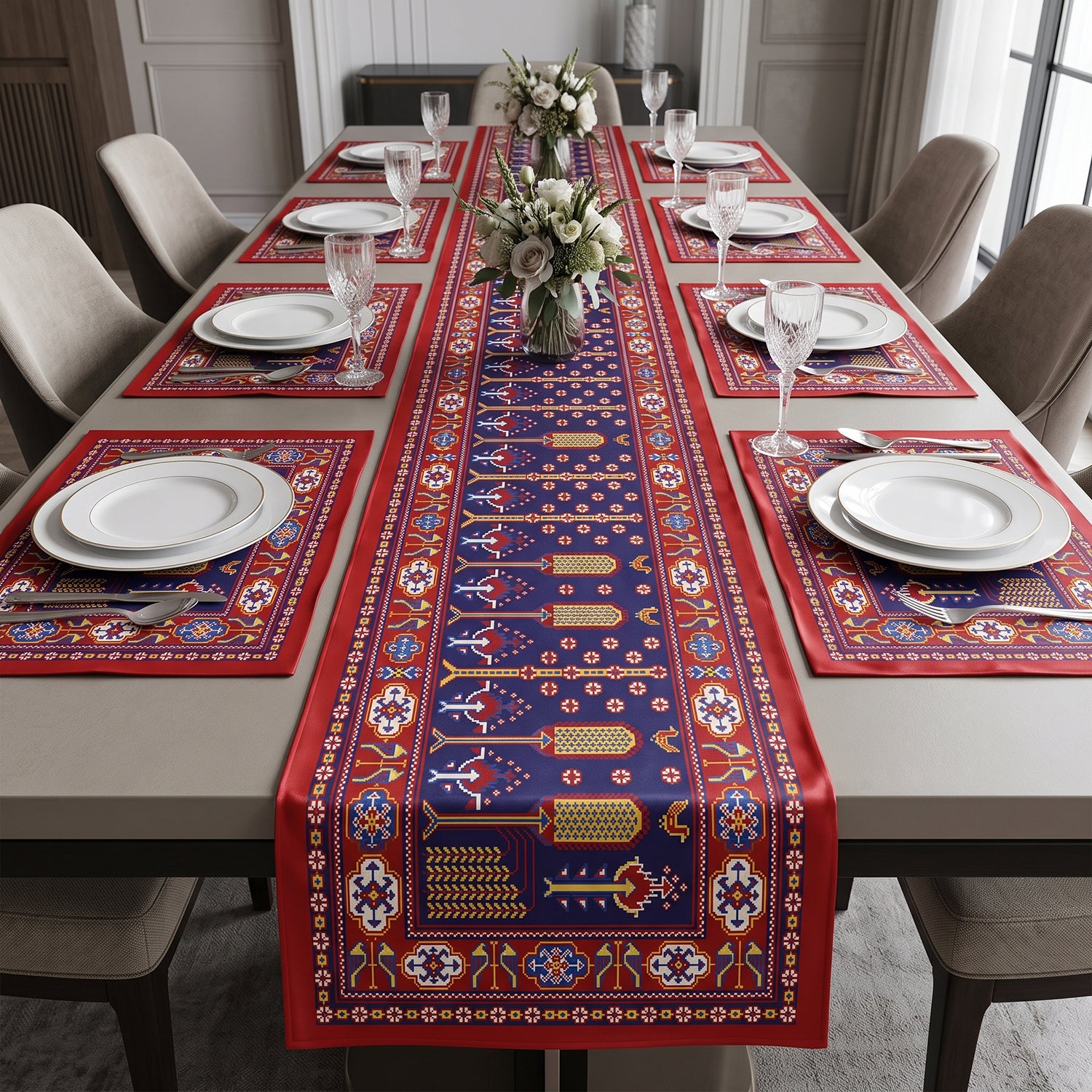 Heritage Printed Table Linen Sets