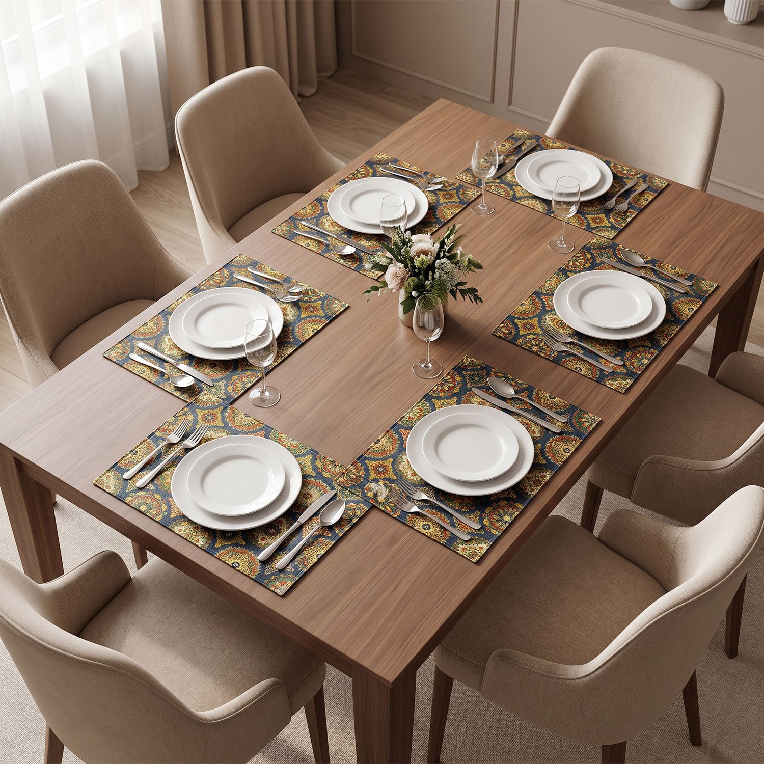 Mandala Table Mats / Dining Placemats
