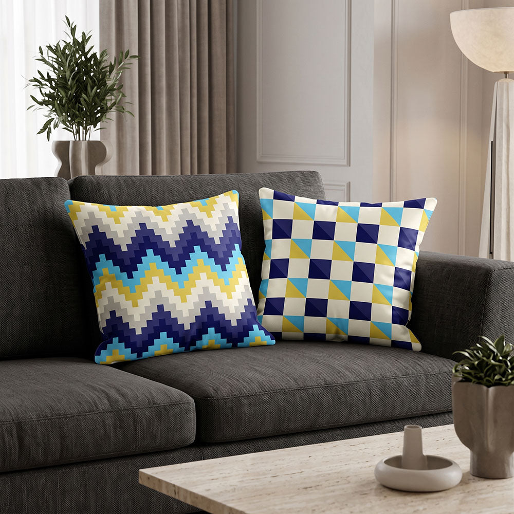 Mosaic 2PCS Cushion Covers Set