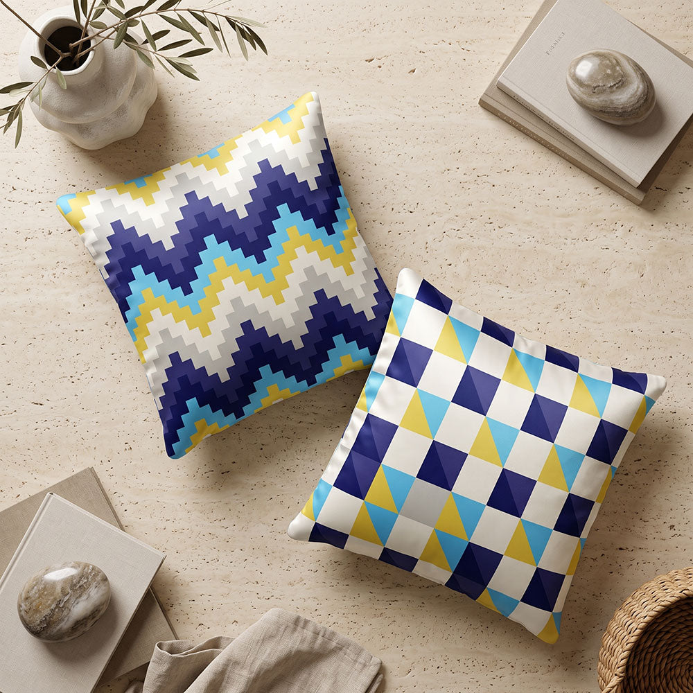 Mosaic 2PCS Cushion Covers Set