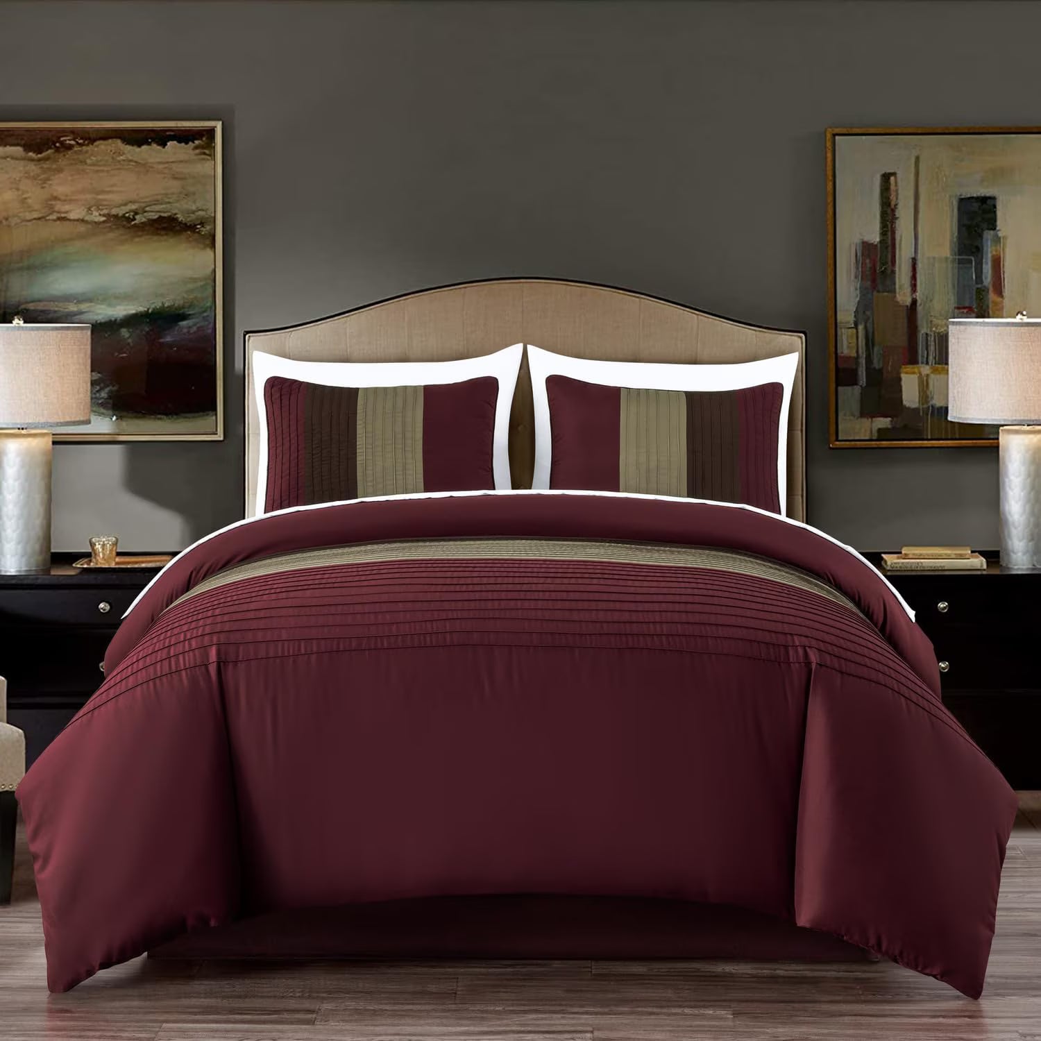 Merlot 6Pcs Quilt Cover Set