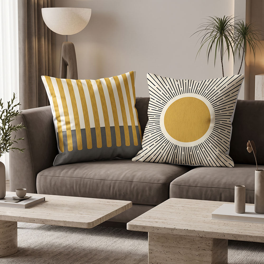 Sunburst 2PCS Cushion Covers Set
