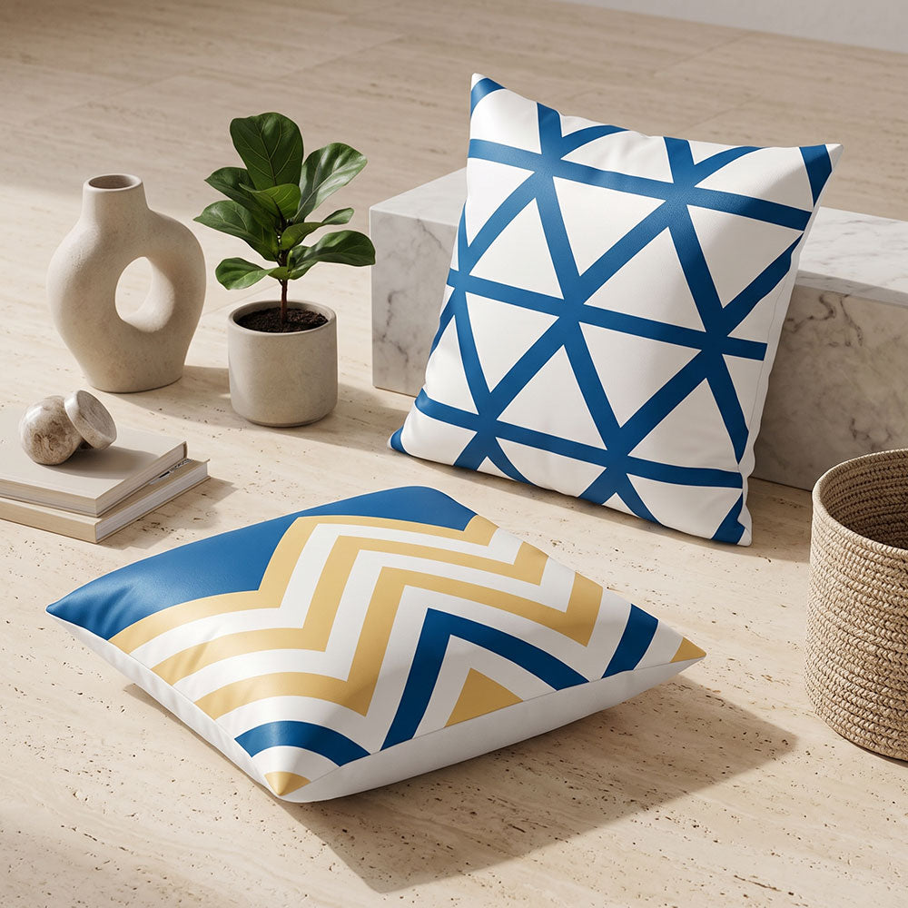 Facet 2PCS Cushion Covers Set