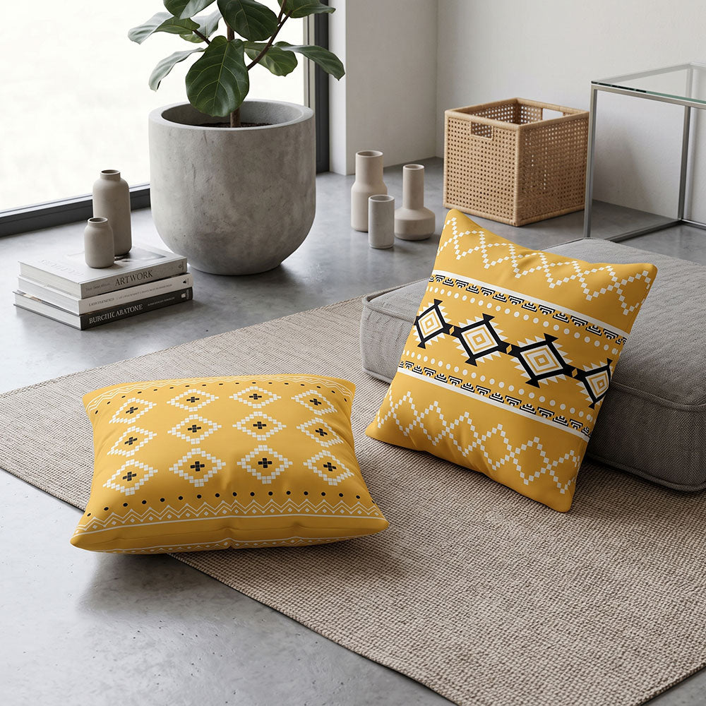 Saffron 2PCS Cushion Covers Set