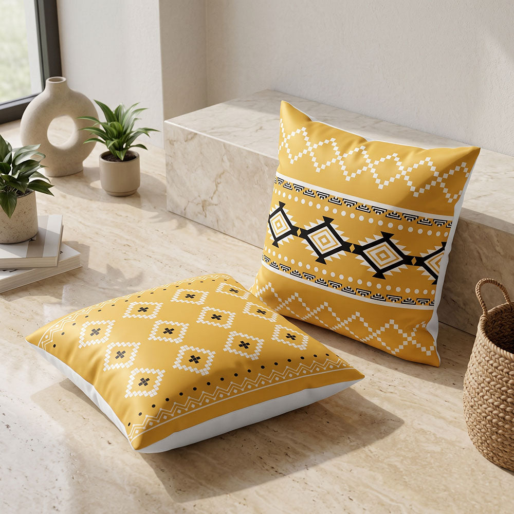 Saffron 2PCS Cushion Covers Set