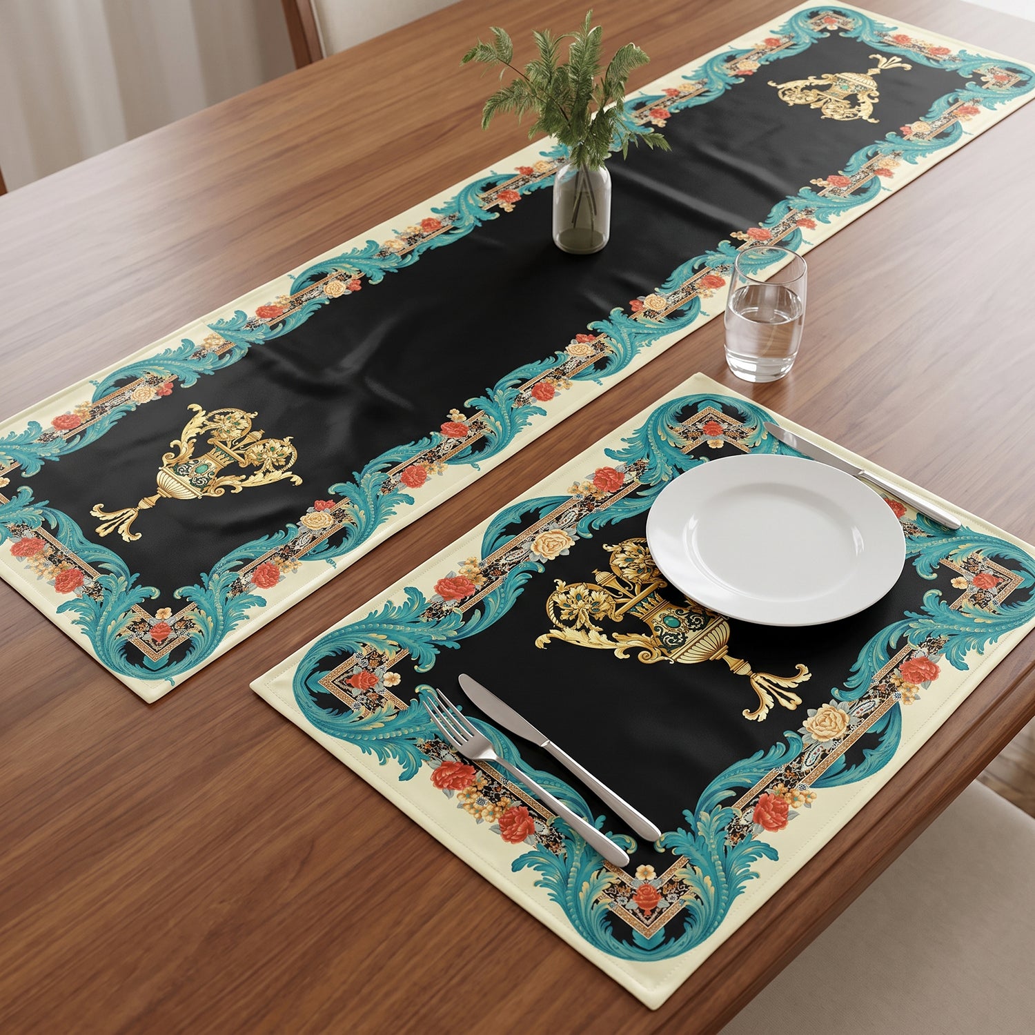 Rococo Printed Table Linen Sets