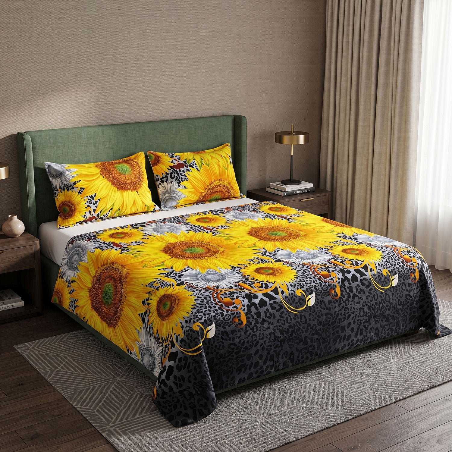 Suncrest 3 Pcs King bed sheet set by Nylsa