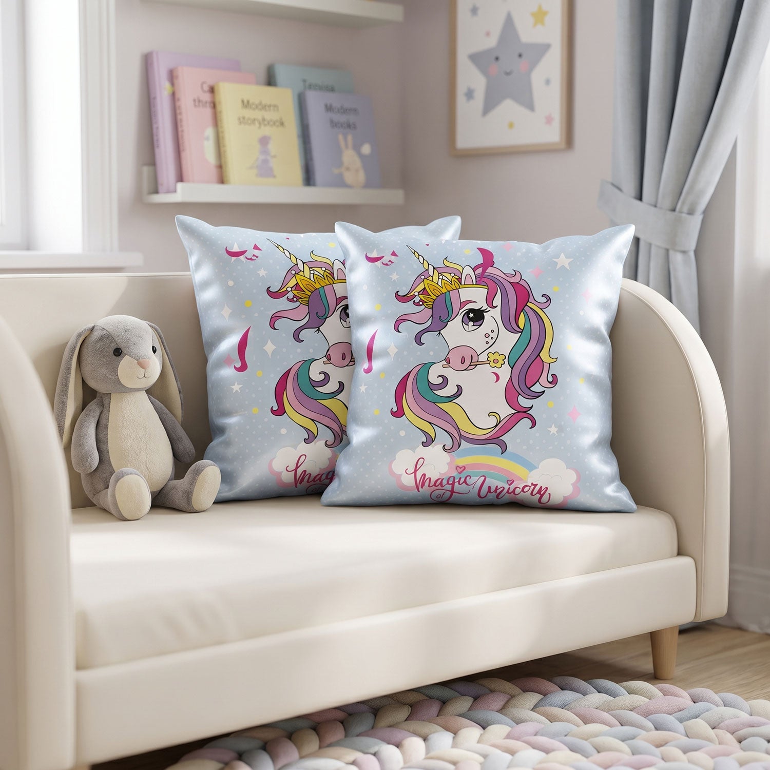 Dream kids printed cushion cover by Nylsa