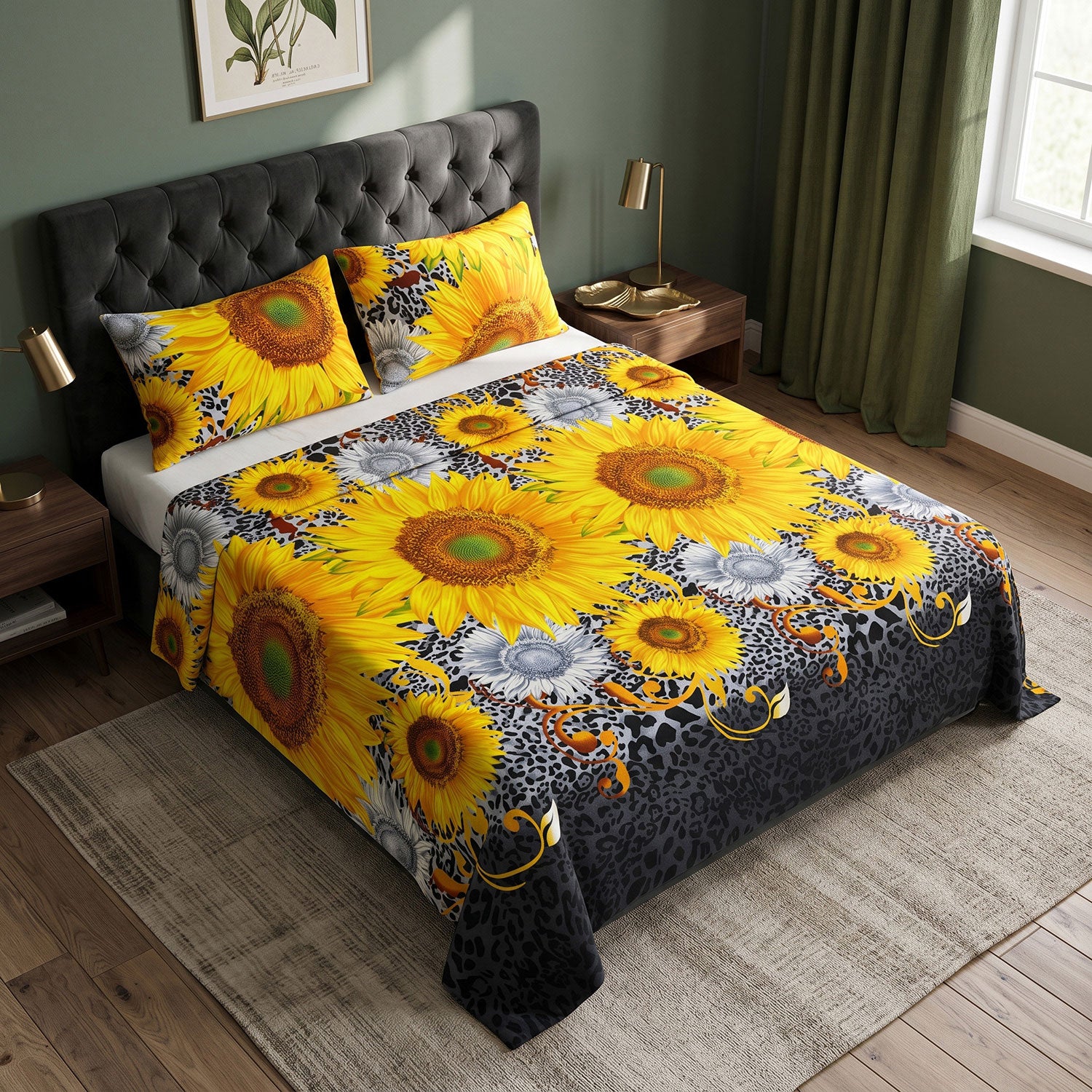 Suncrest 3 Pcs King bed sheet set by Nylsa